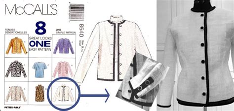 chanel inspired sewing patterns